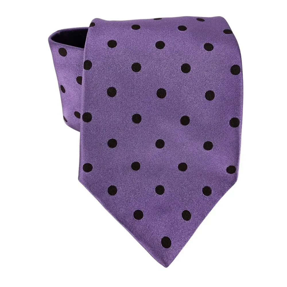VINTAGE MICKY MILANO HAND MADE 100% SILK TIE 4